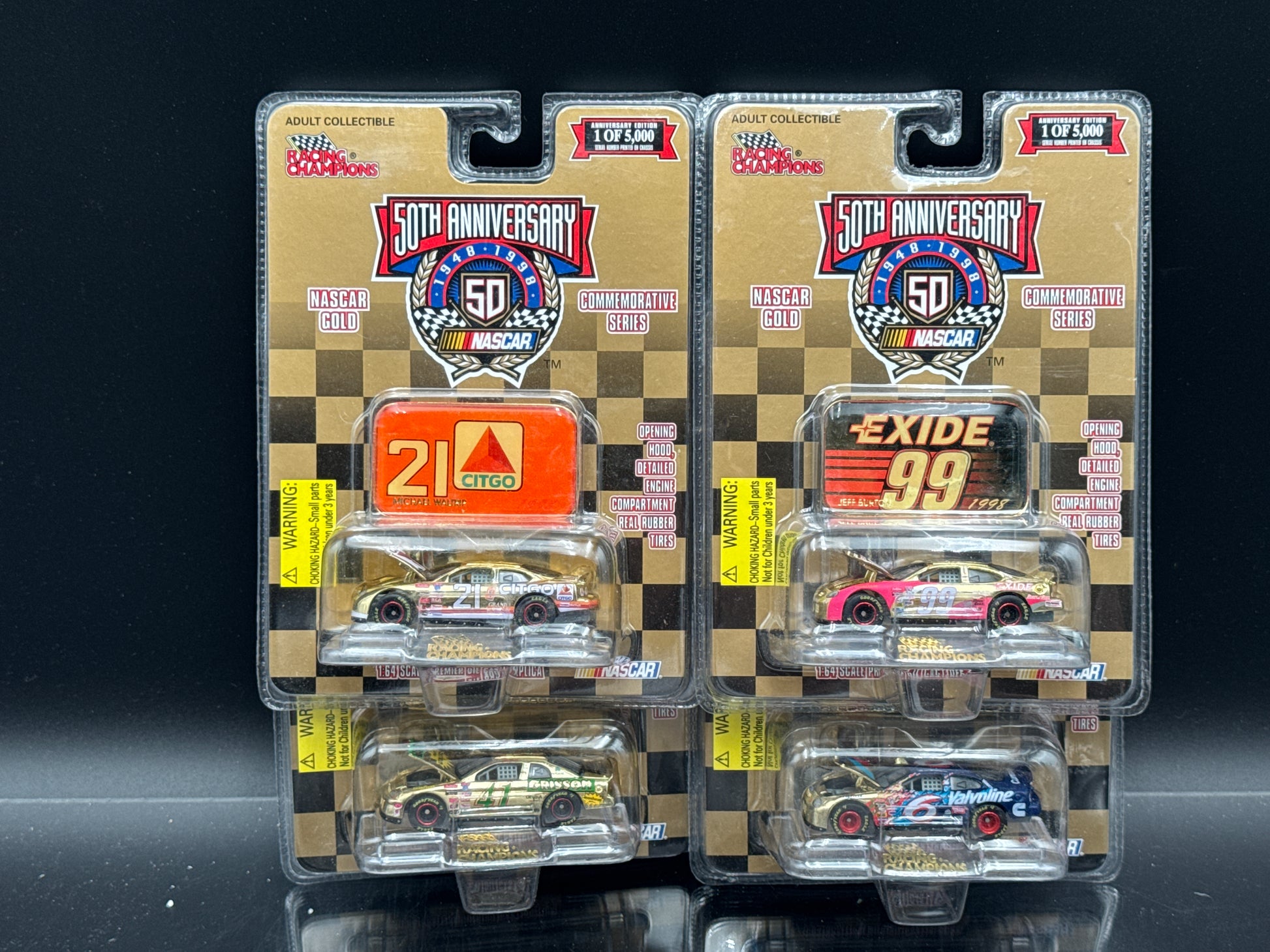 Racing Champions Gold 1/64 Scale Lot