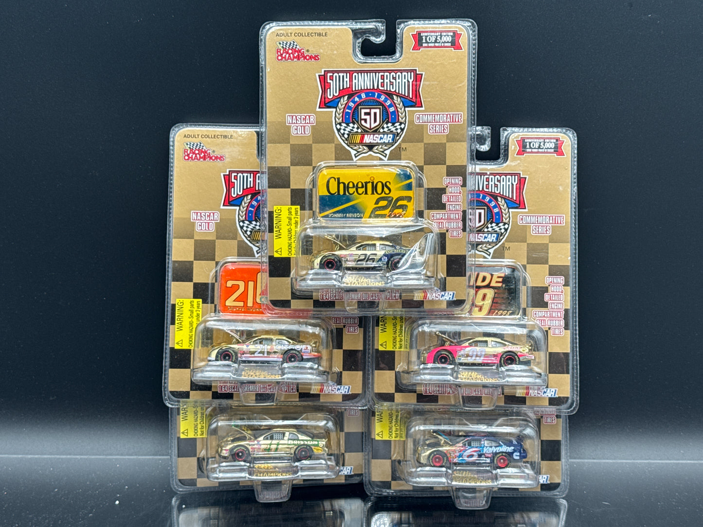 Racing Champions Gold 1/64 Scale Lot
