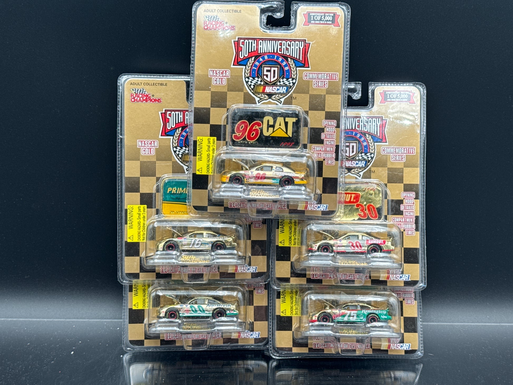 Racing Champions Gold 1/64 Scale Lot