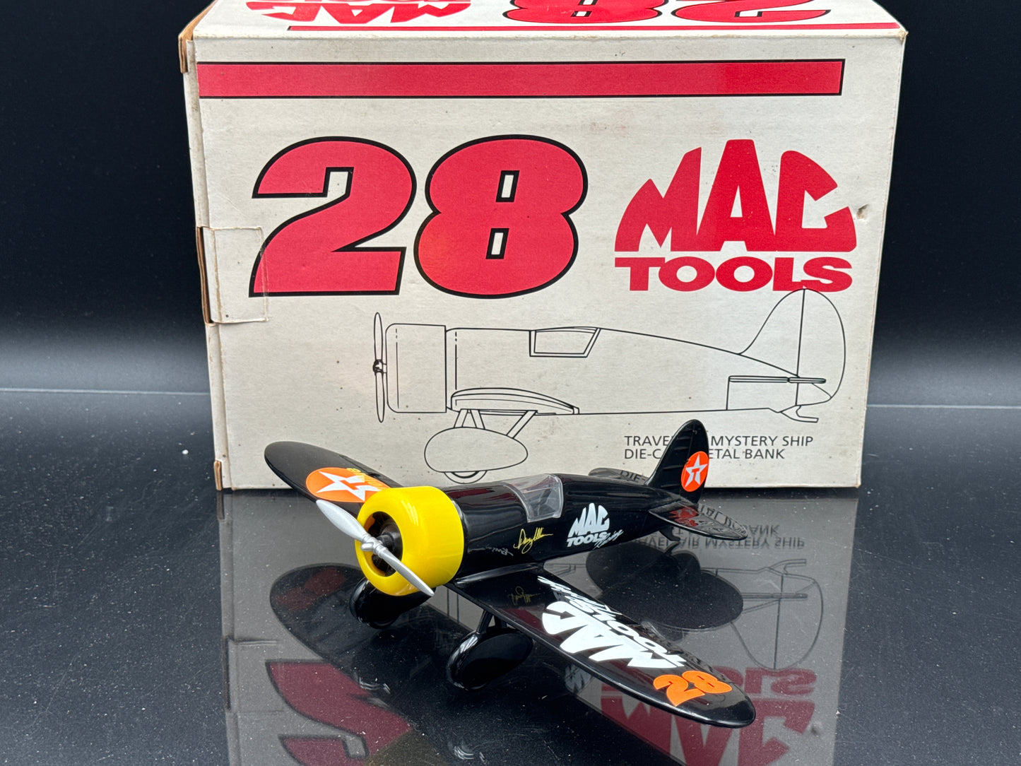 Davey Allison #28 Mac Tools Travel Air Mystery Ship