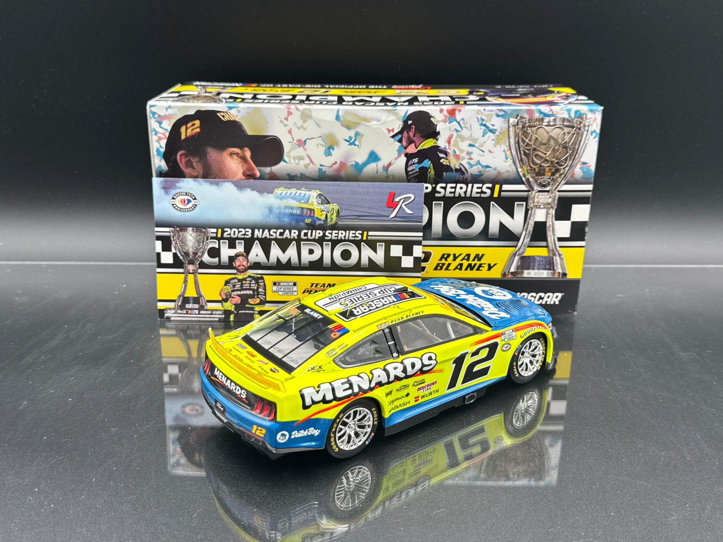 RYAN BLANEY #12 Menards Dutch Boy Champion 2023 Mustang