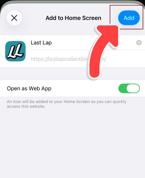Tap Add